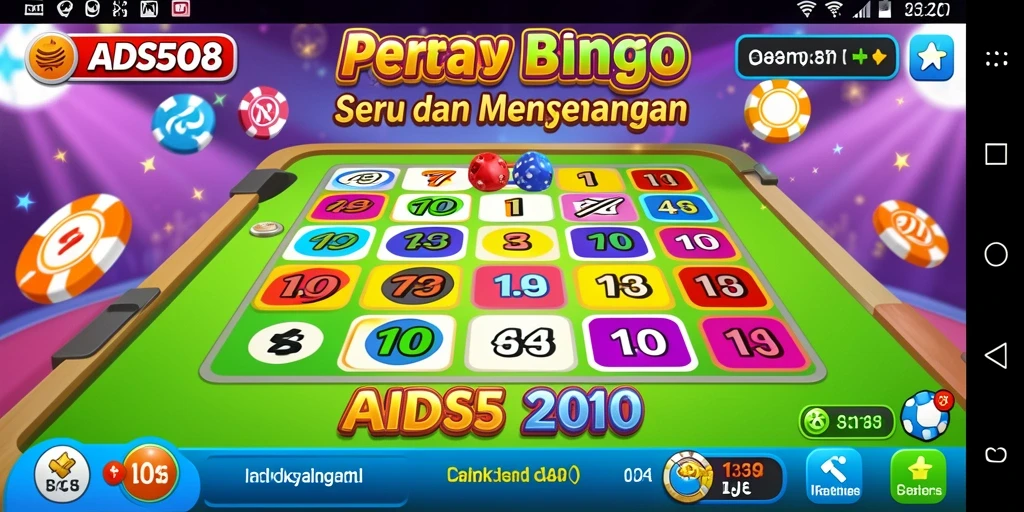 Tampilan gameplay seru di ADS508 dengan suasana Bingo yang mengasyikkan.