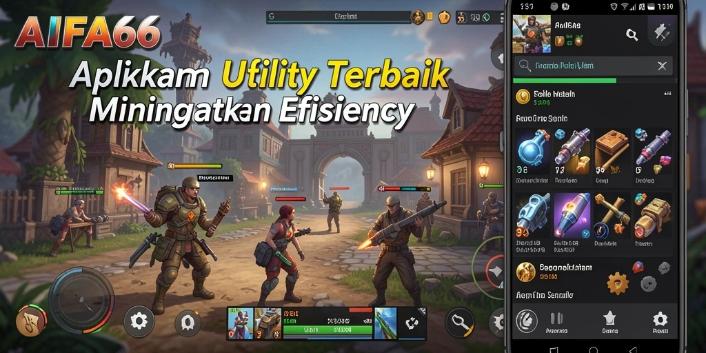 Tampilan intuitif aplikasi AIFA66 yang memudahkan pengguna.