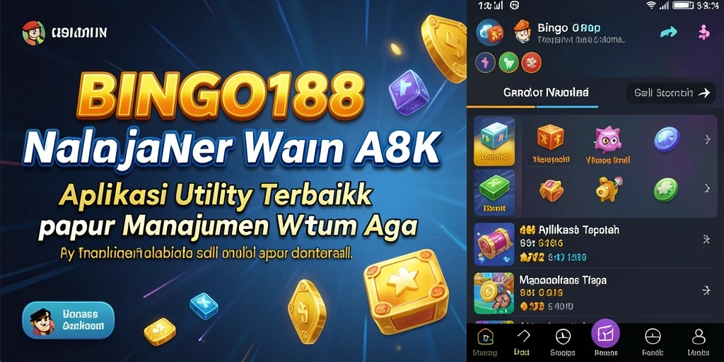 Tampilan antarmuka pengguna BINGO188 yang menarik dan mudah digunakan.