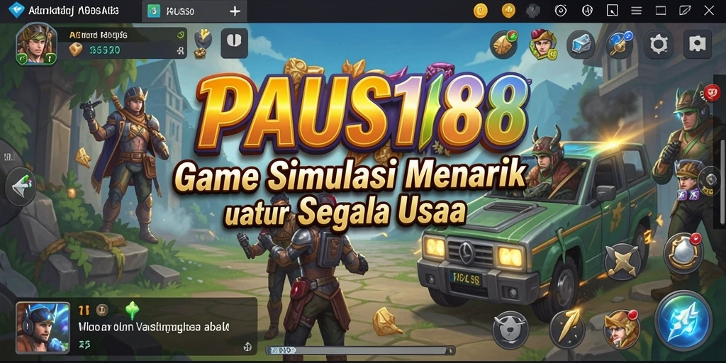 Screenshot gameplay PAUS188 menunjukkan karakter dan interaksi yang realistis.