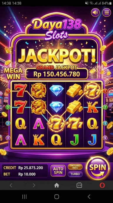 Cuplikan aplikasi daya138 menampilkan berbagai kategori aplikasi yang tersedia.